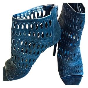 Aldo Sz 7 Open Toe Booties